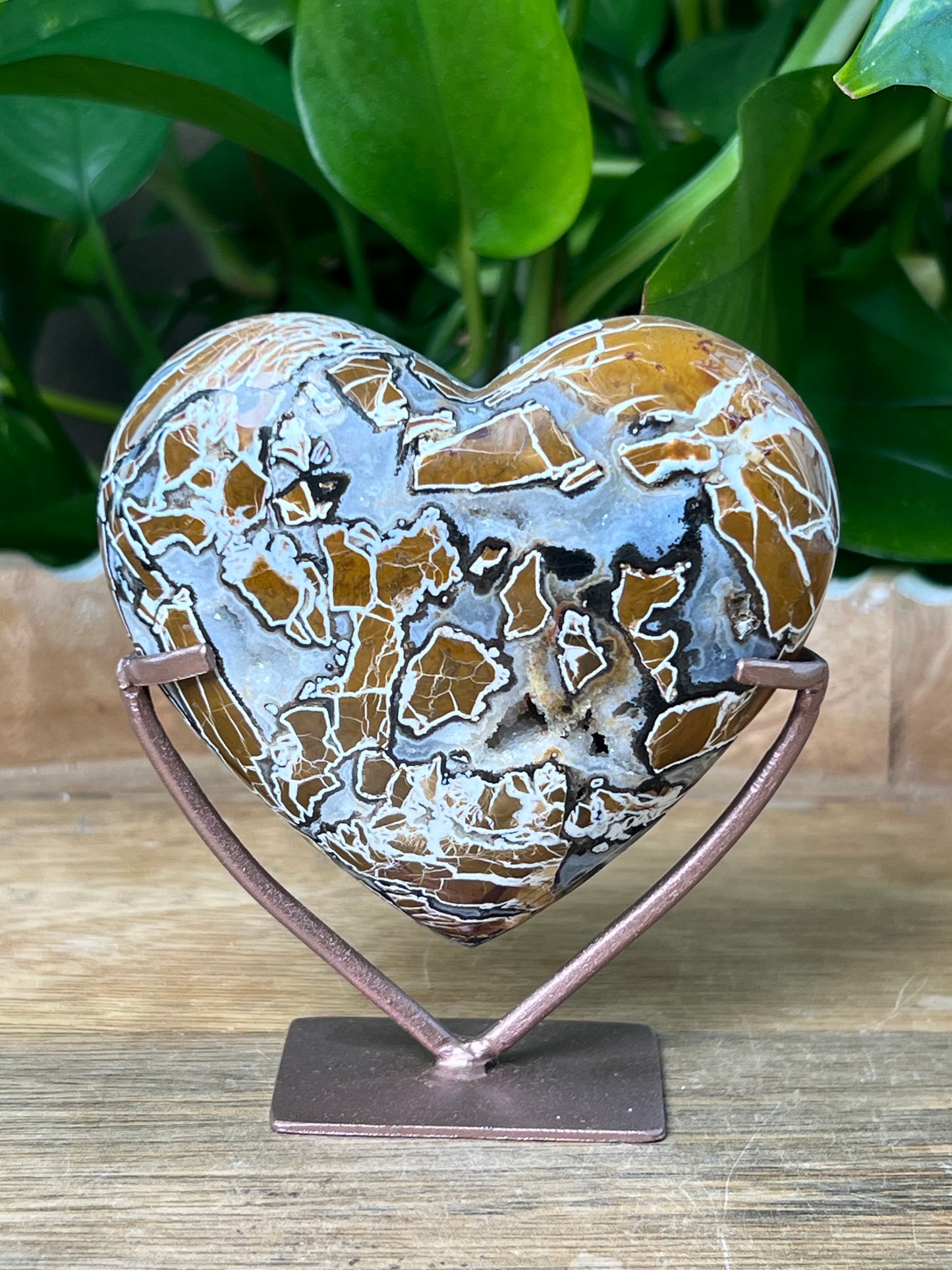 Brecciated Jasper Heart