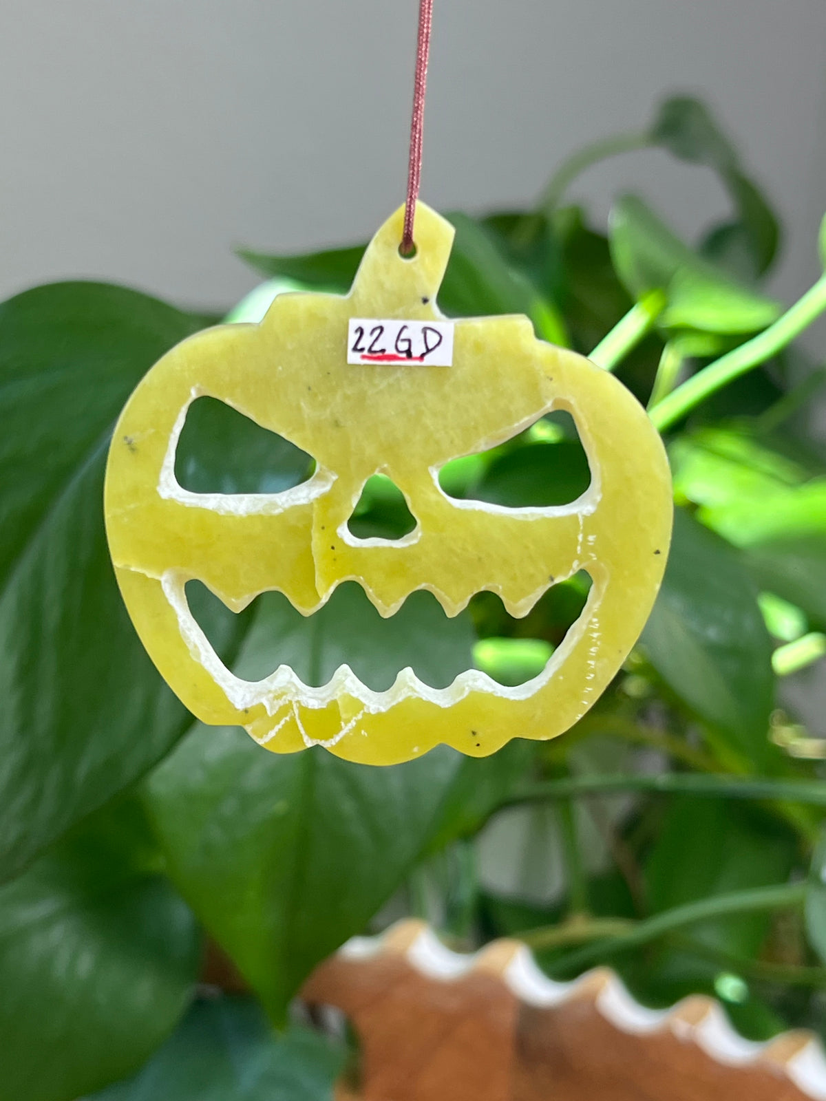 Idocrase Jack-O-Lantern Ornaments
