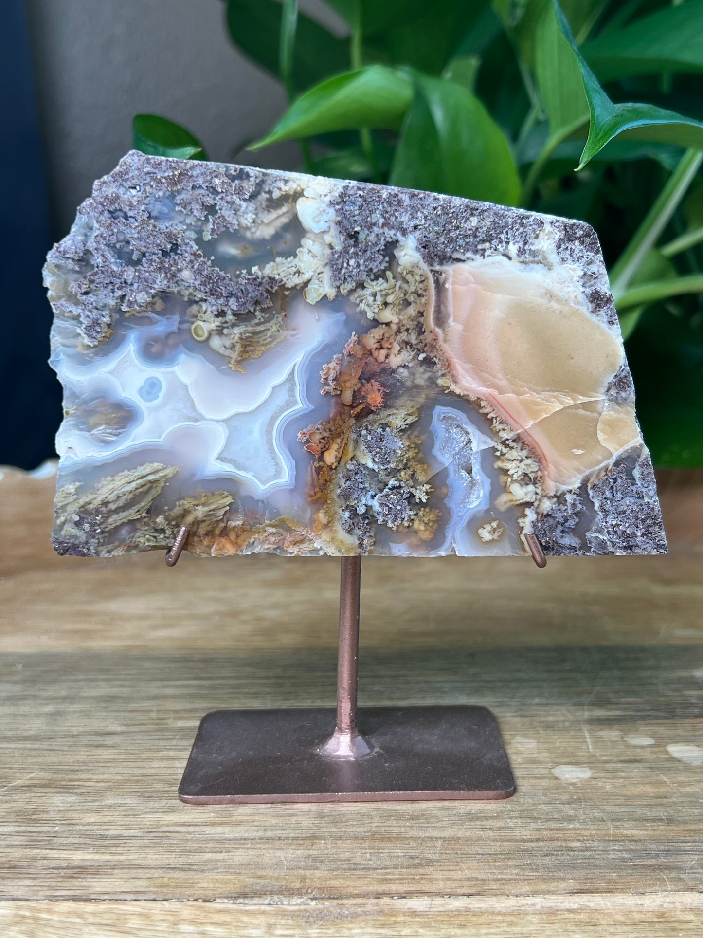 Scenic Moss Agate Slab