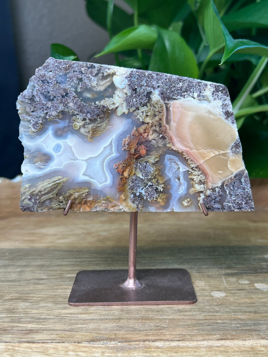 Scenic Moss Agate Slab