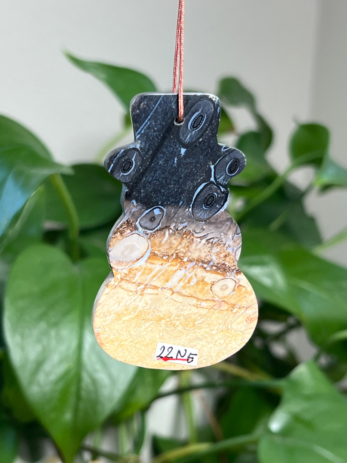 Palm Root Snowman Ornaments