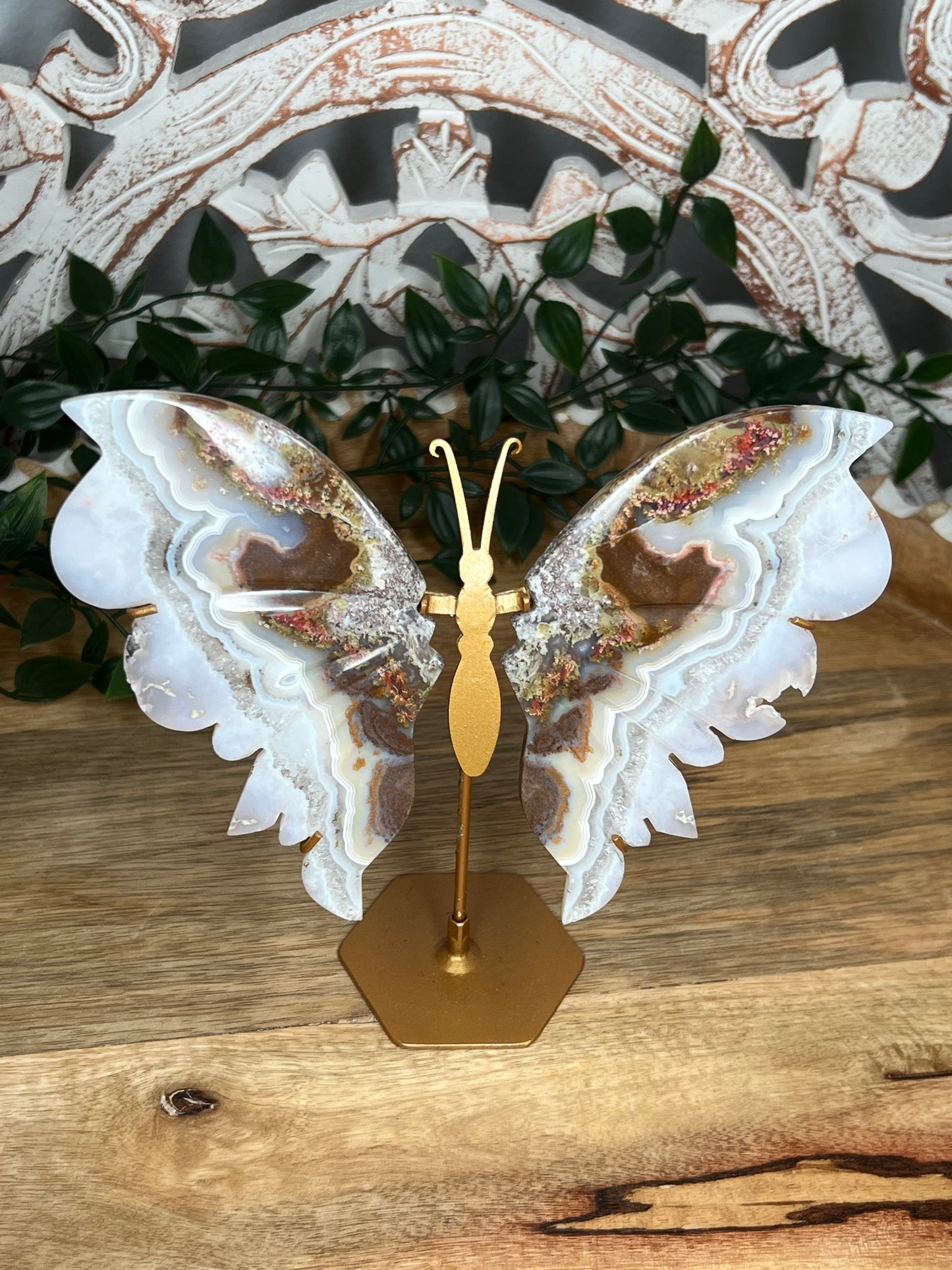 Scenic Moss Agate Wings