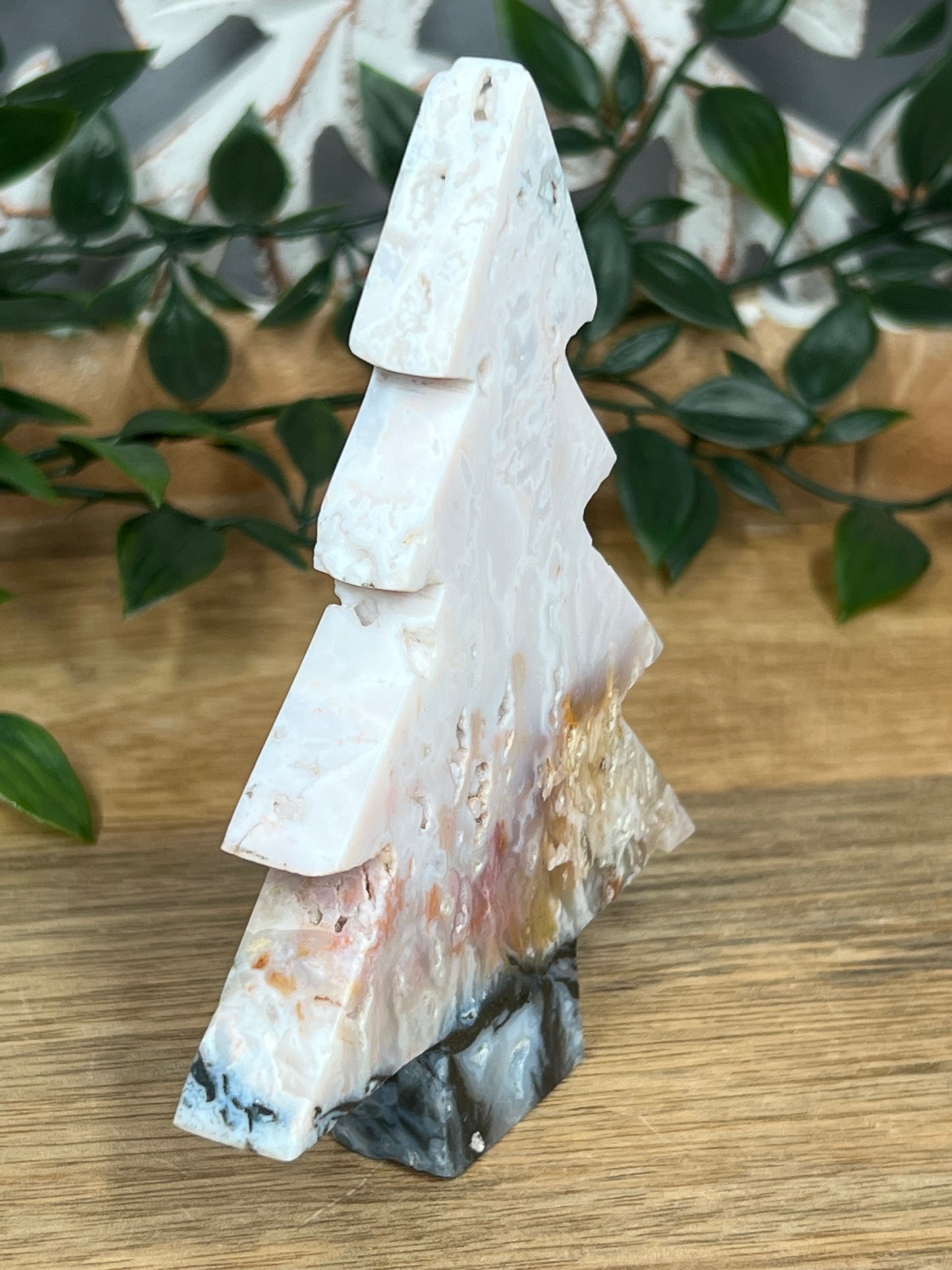 Rainbow Plume Agate Tree