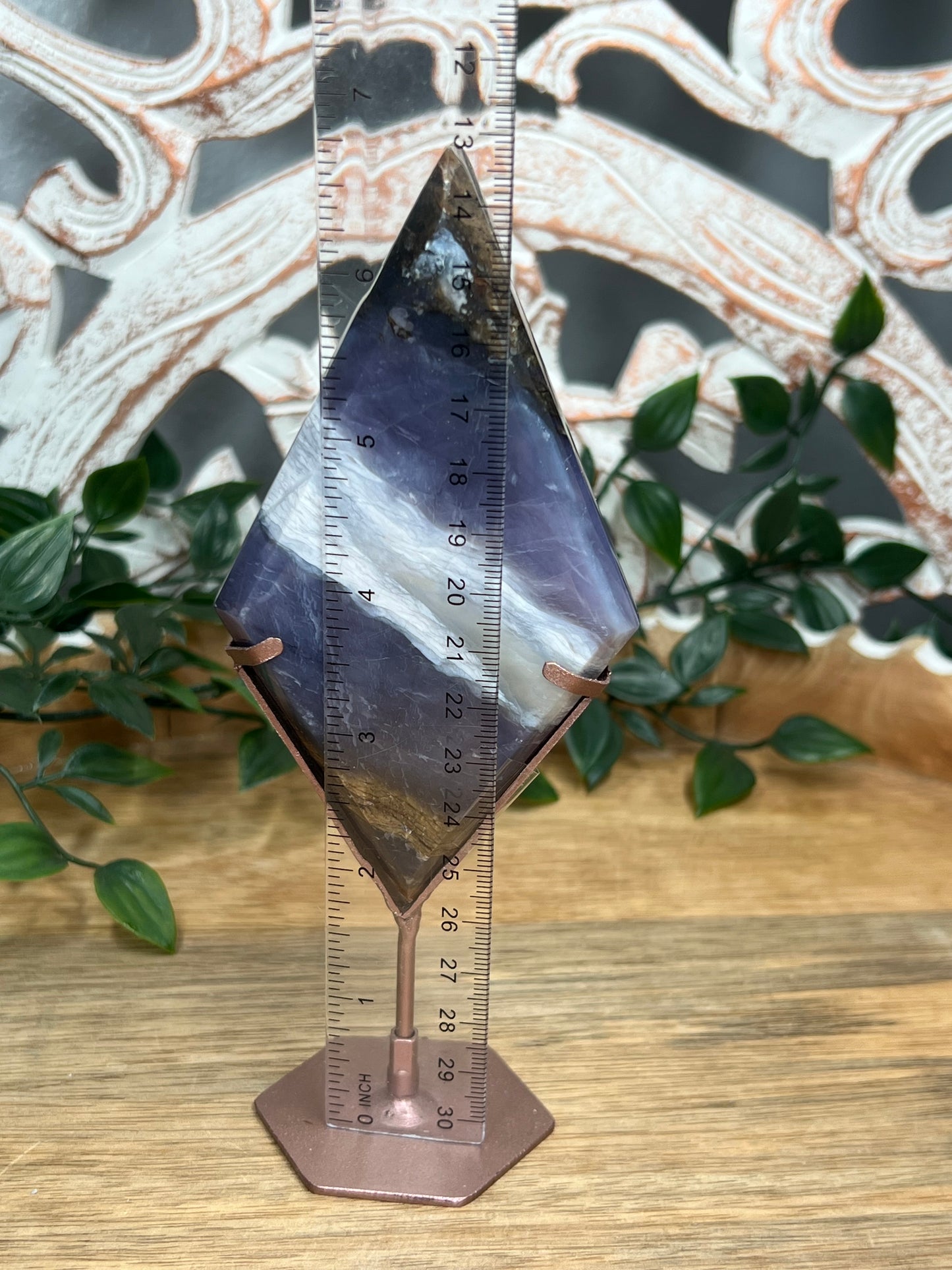 Purple Chalcedony Diamond