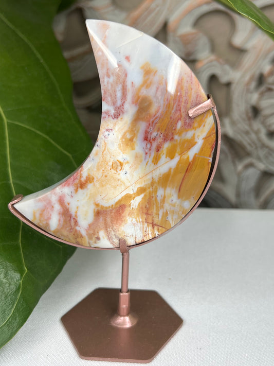 Milky Jasper Moon