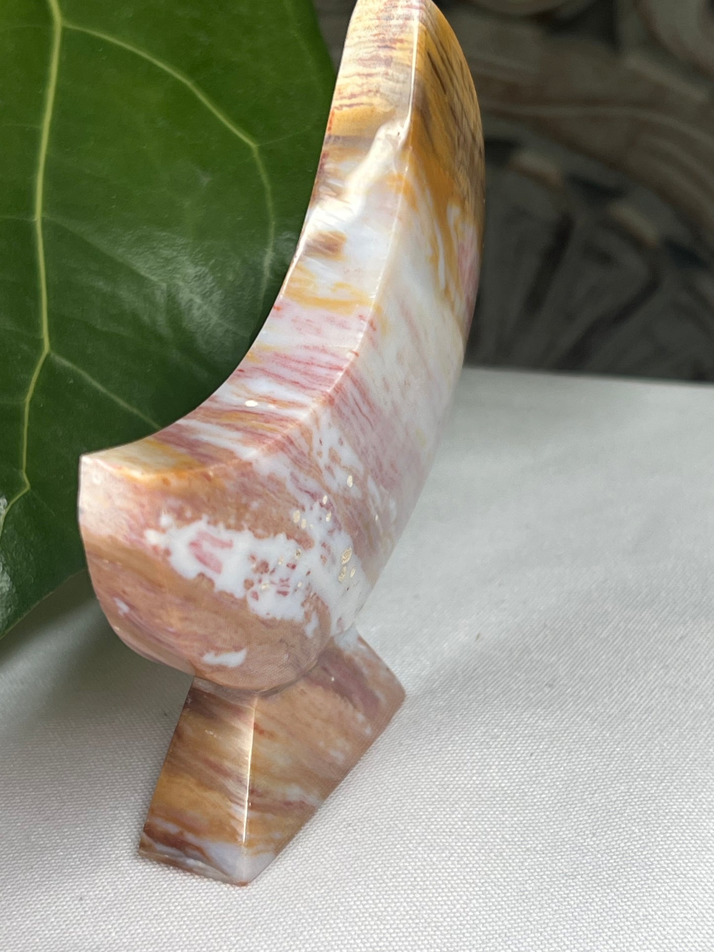 Milky Jasper Moon