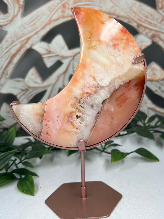 Pink Carnelian Moon