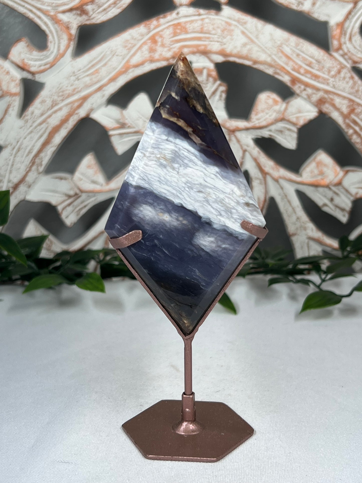 Purple Chalcedony Diamond