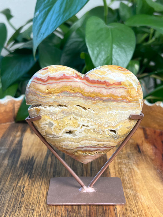 Crazy Lace Agate Heart: PL