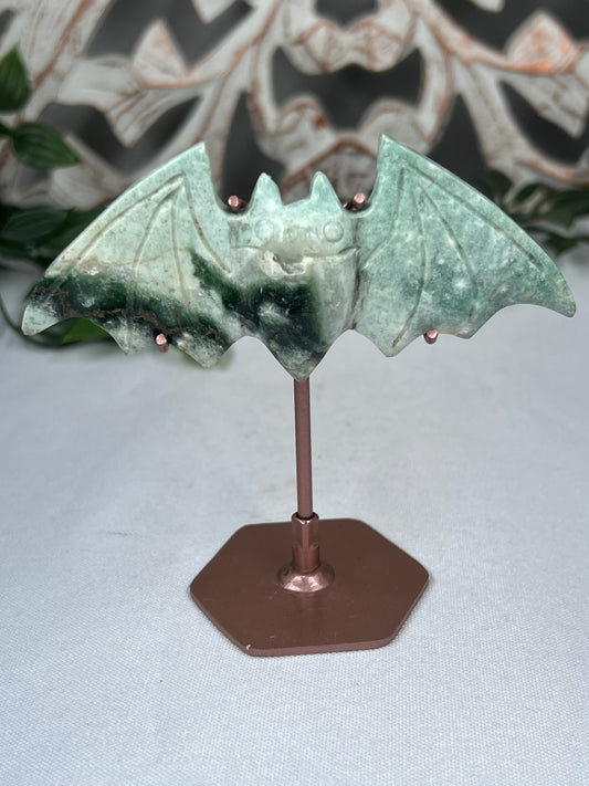 Blue Green Jasper Bat