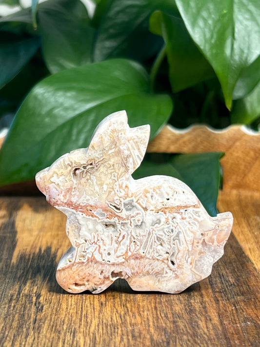 Tube Agate Bunnies