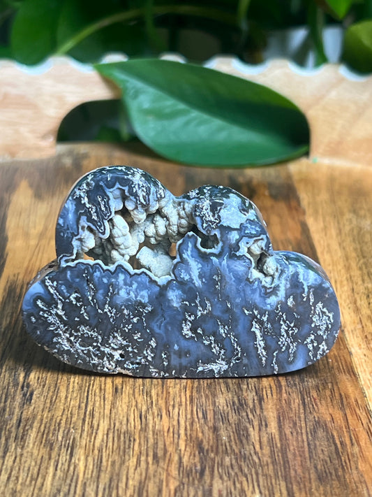 Blue Plume Agate Cloud: PH
