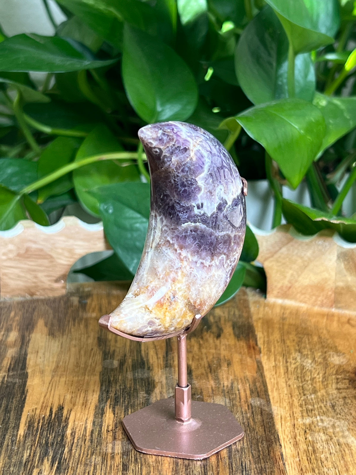 Indonesian Amethyst Puffy Moon: N