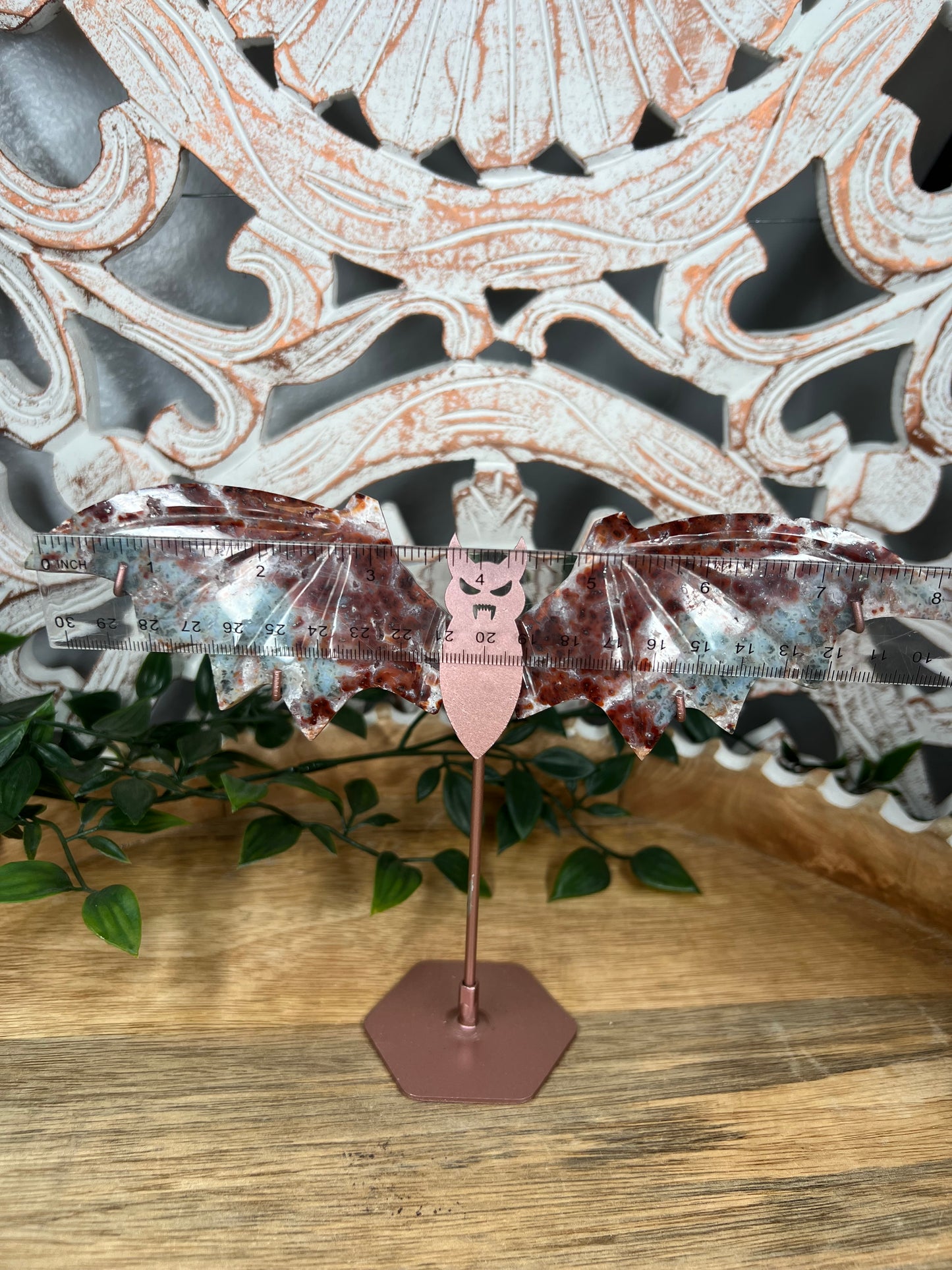 Marcasite Bat Wings