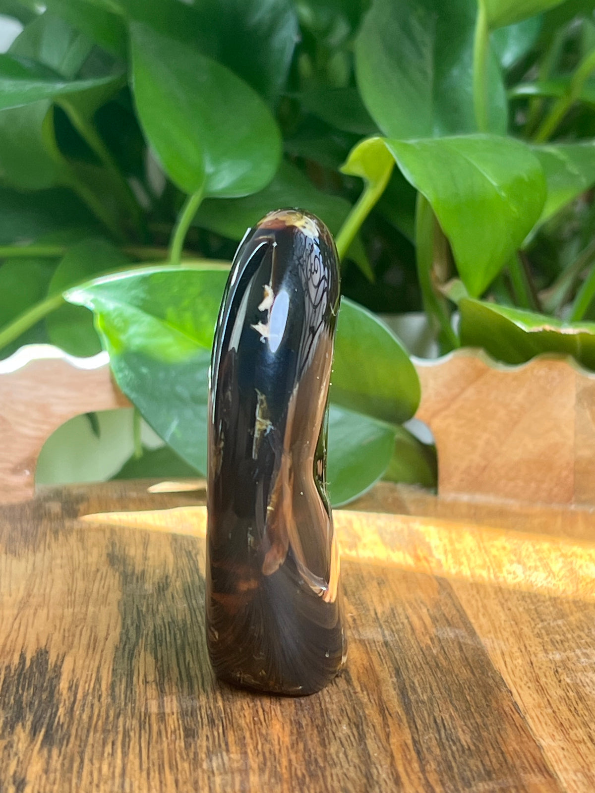 Blue Amber Freeform: O