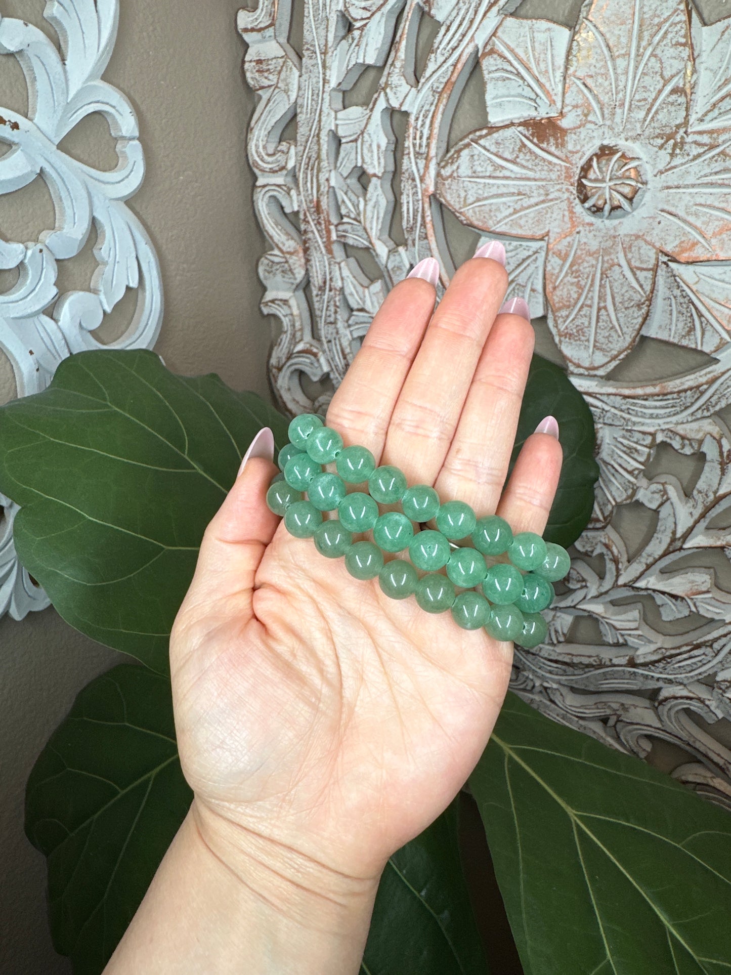 Green Aventurine Beaded Bracelet