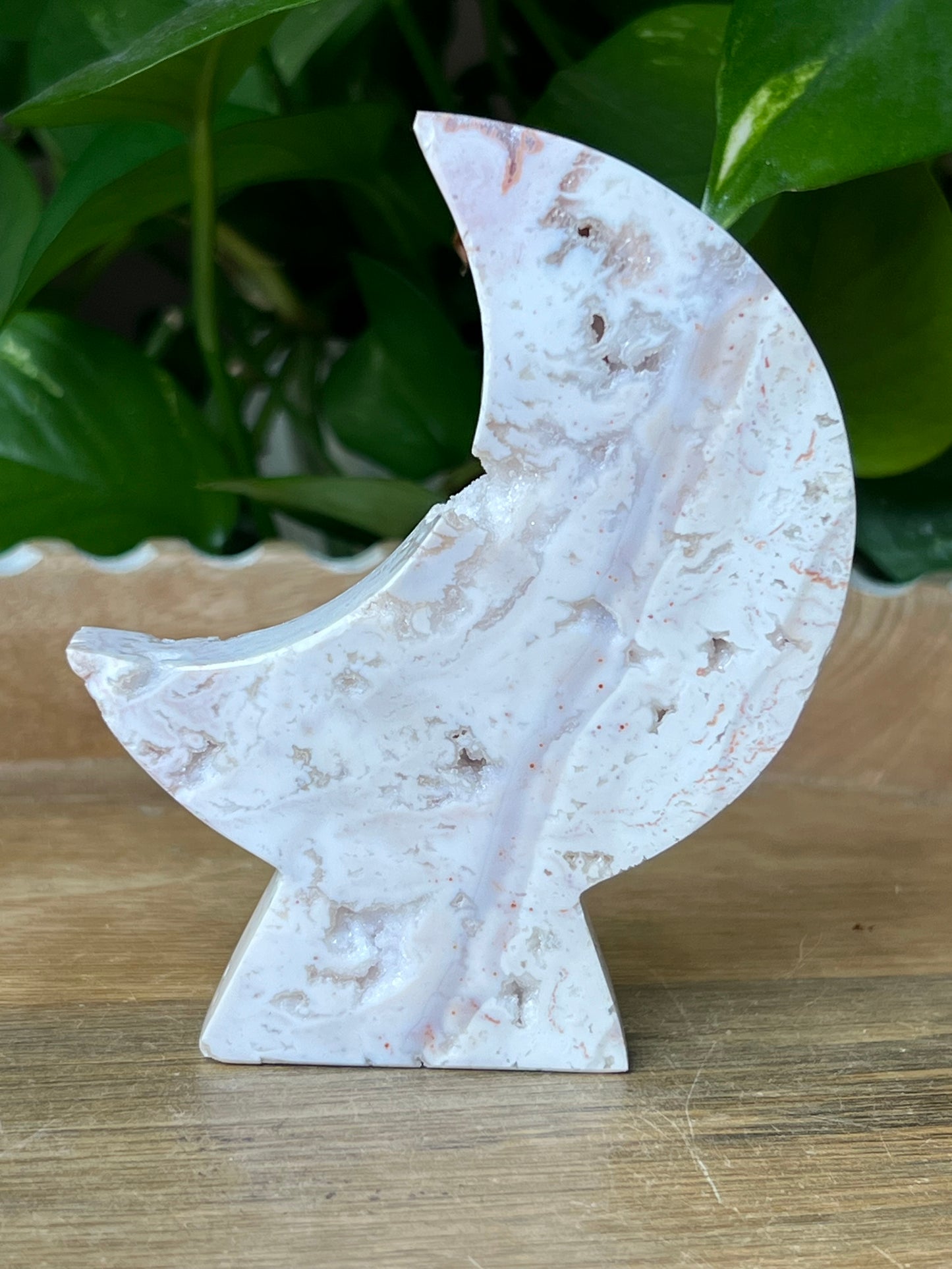 Pink Carnelian Moon