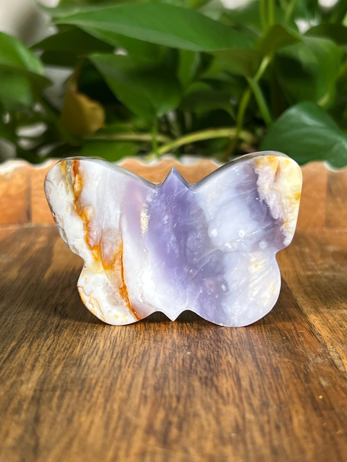Purple Chalcedony Butterflies