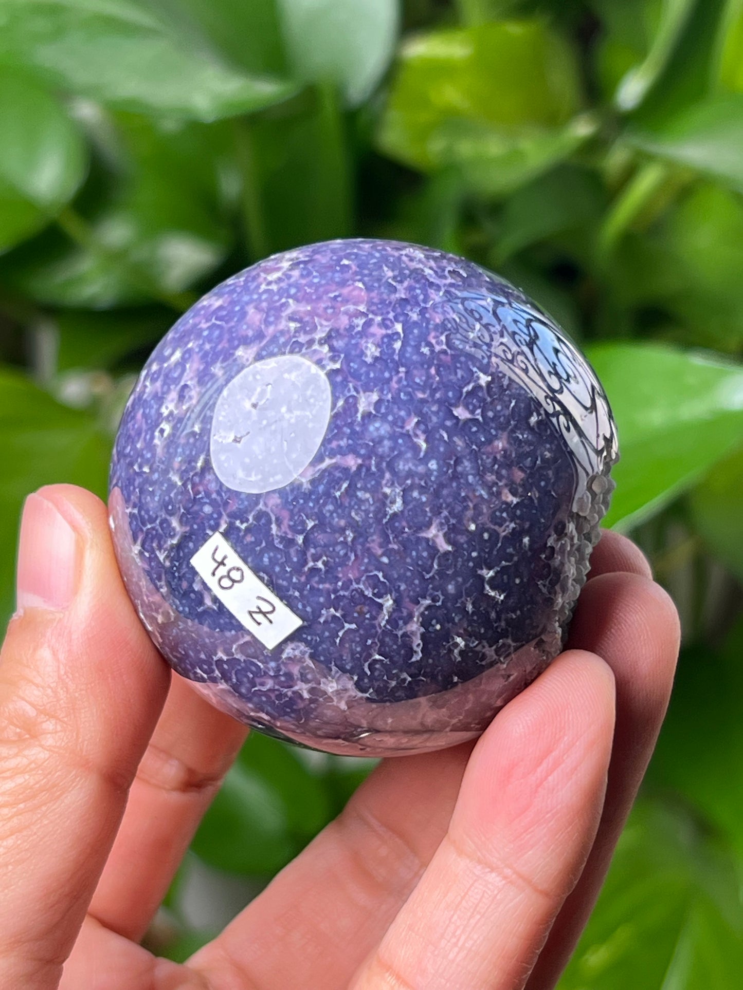 Grape Agate Sphere