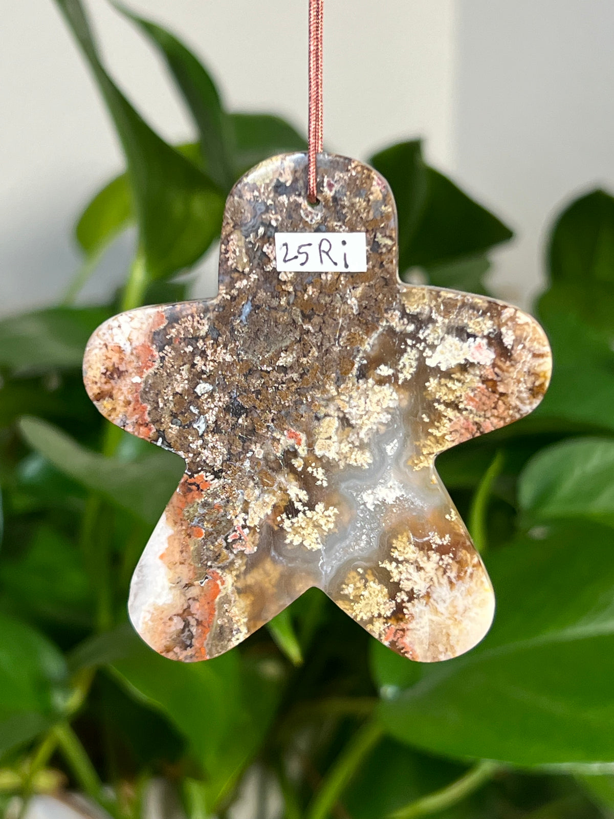 Scenic Moss Agate Gingerbread Ornaments