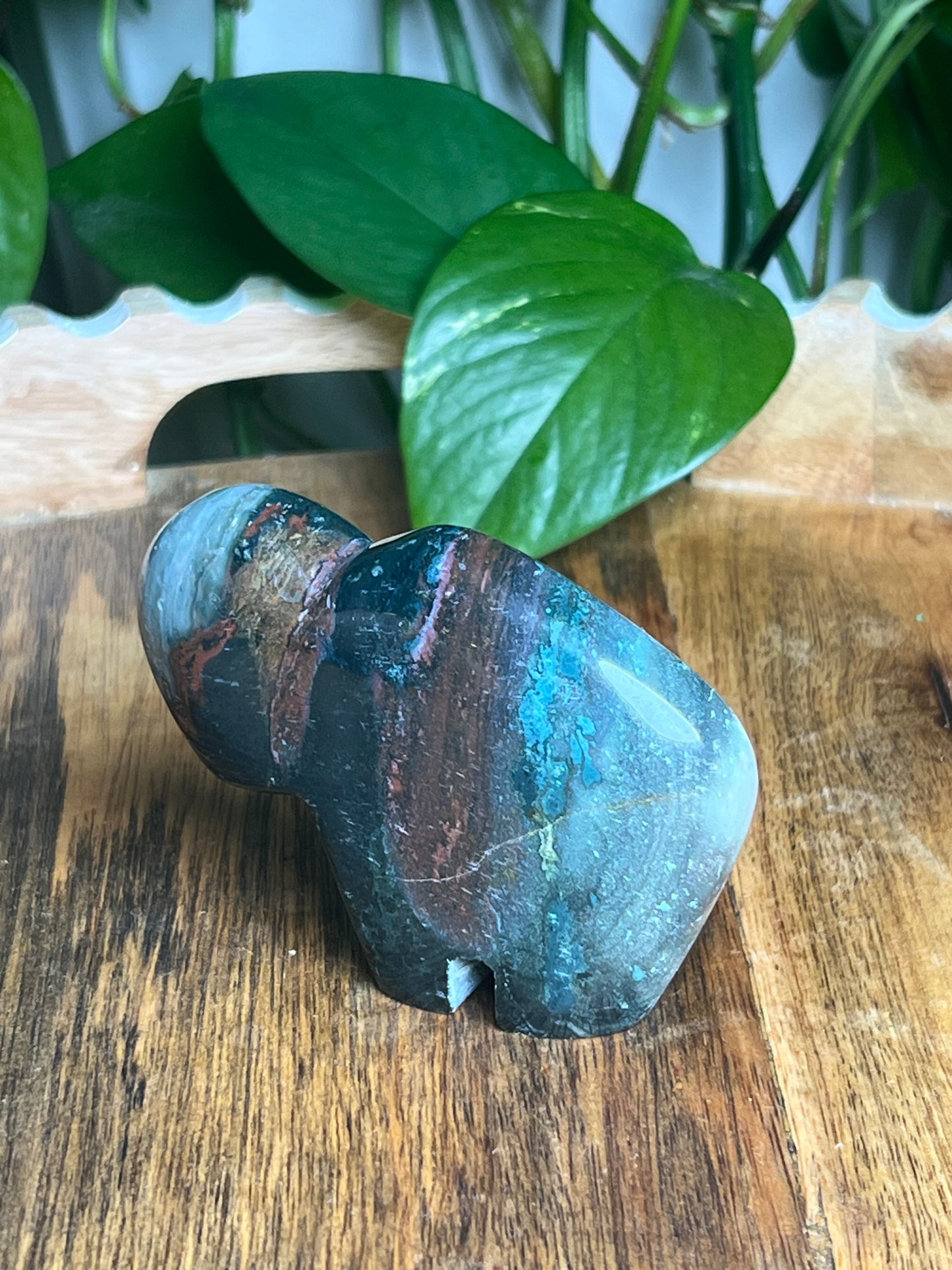 Blue Green Jasper Buffalo: DA