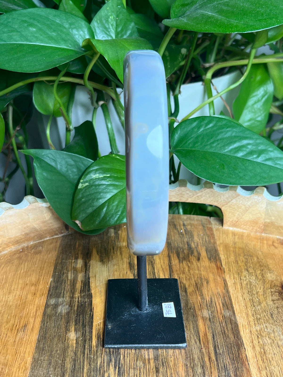 Brazilian Druzy Agate Moon: Bi