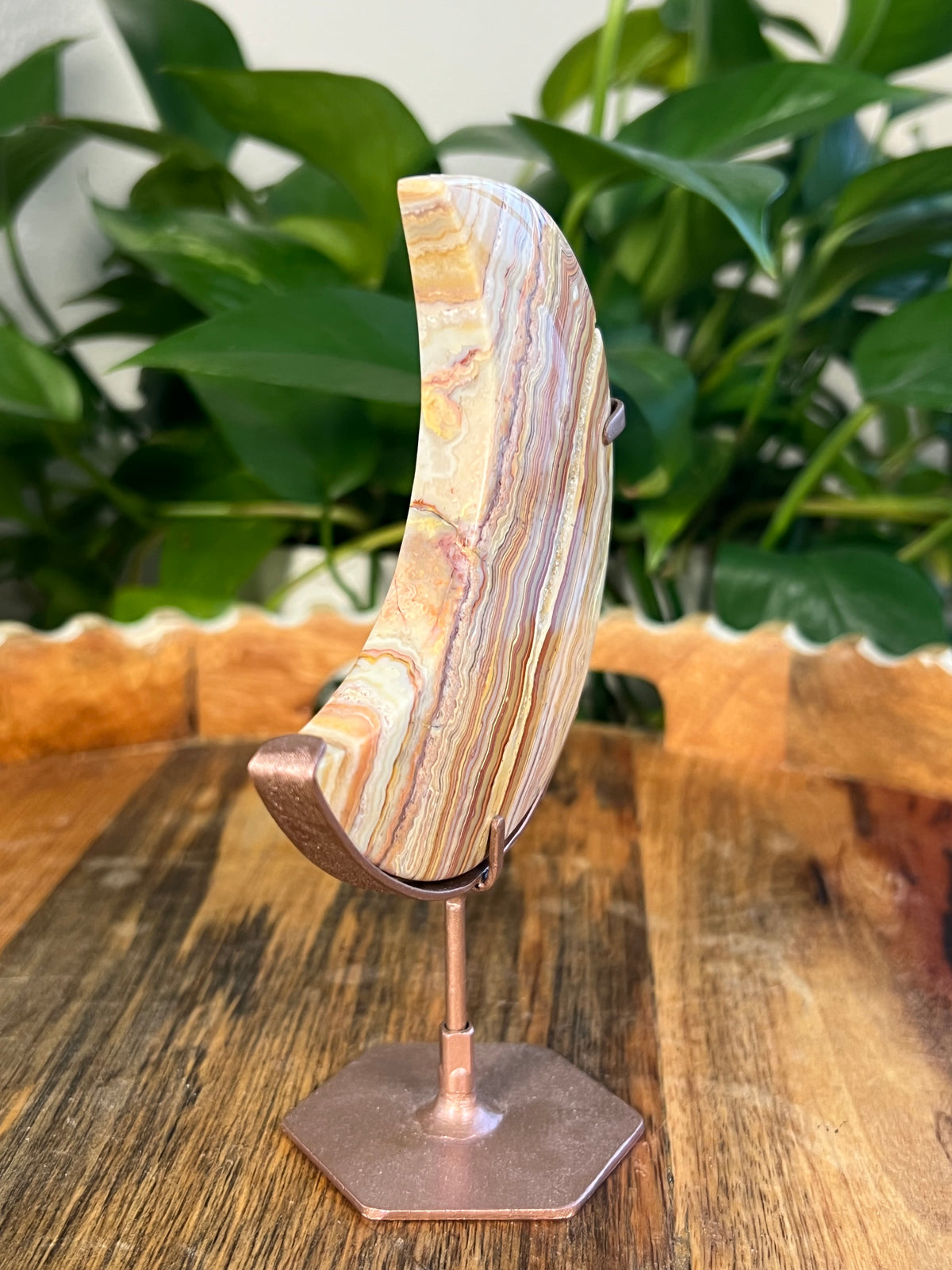 Crazy Lace Agate Moon: EL