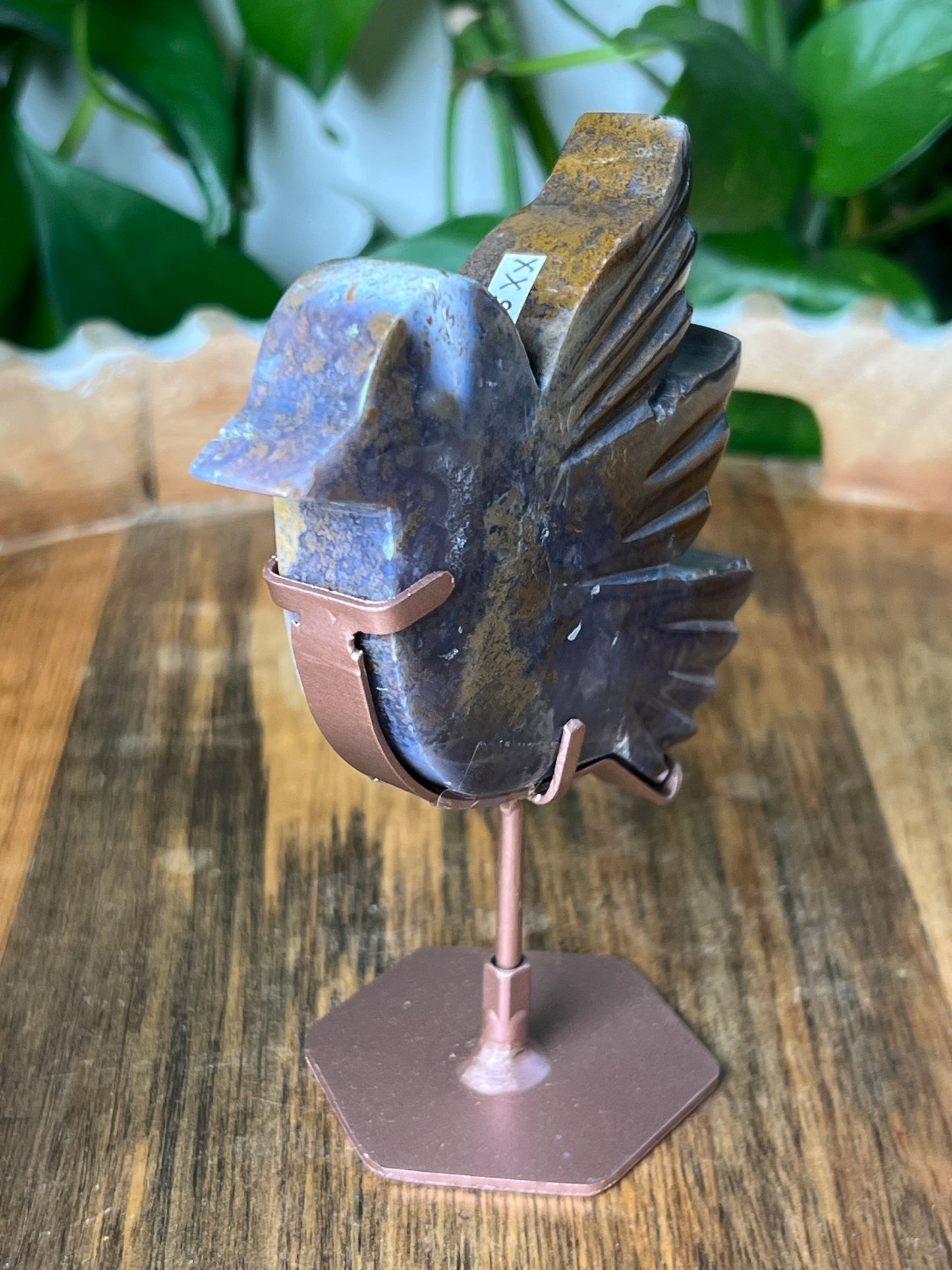 Gold Moss In Purple Chalcedony