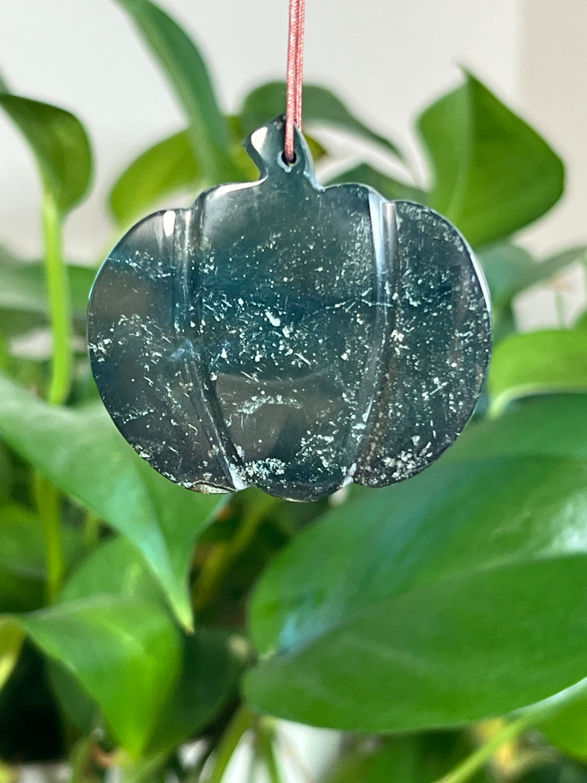 Blue Green Jasper Pumpkin Ornaments