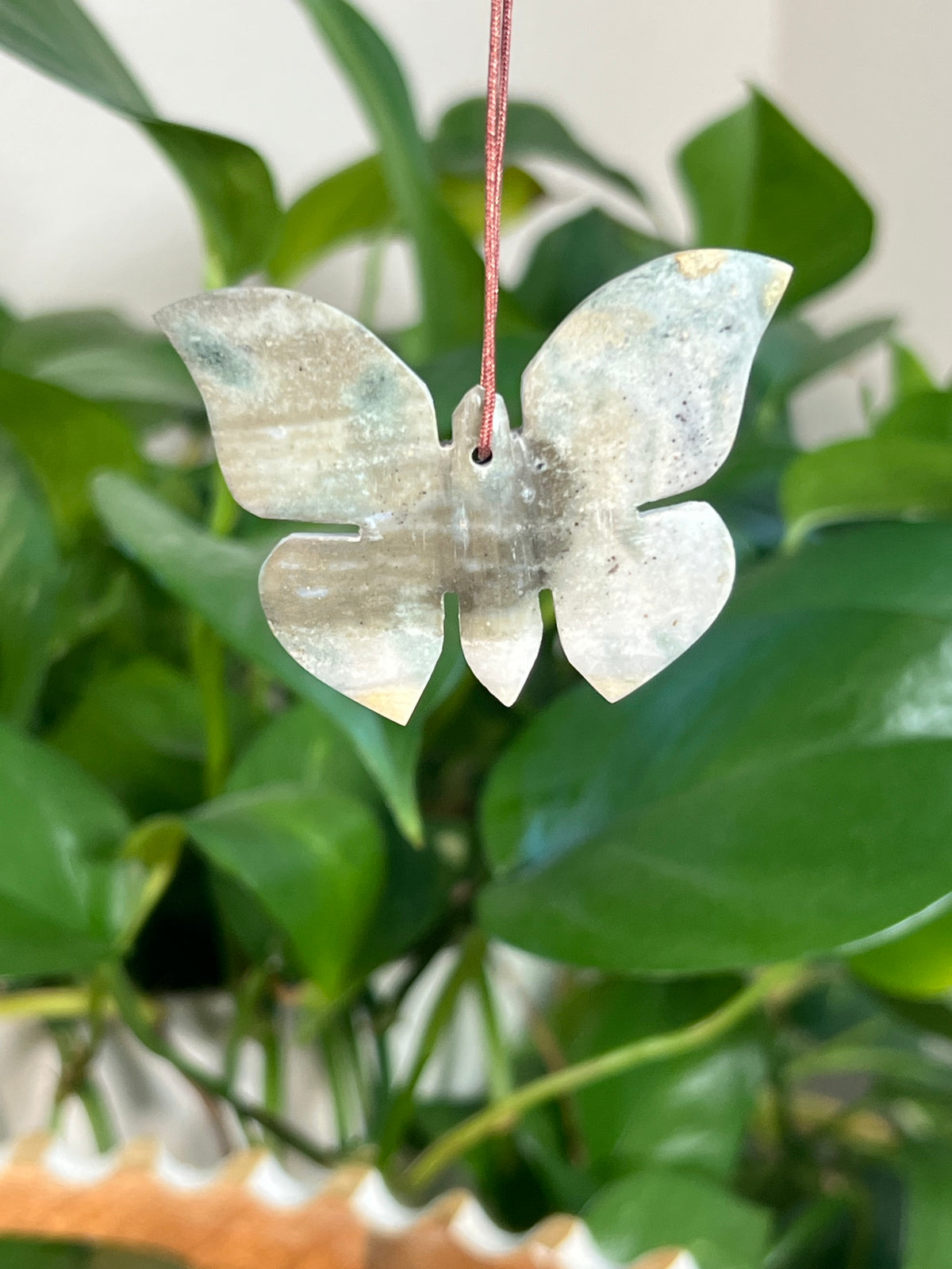 Blue Green Jasper Butterfly Ornaments