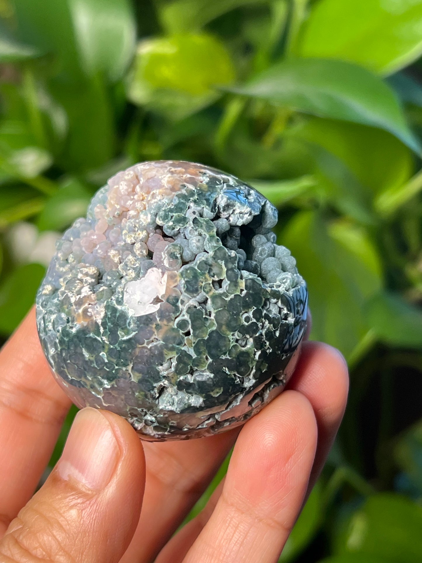 Grape Agate Sphere
