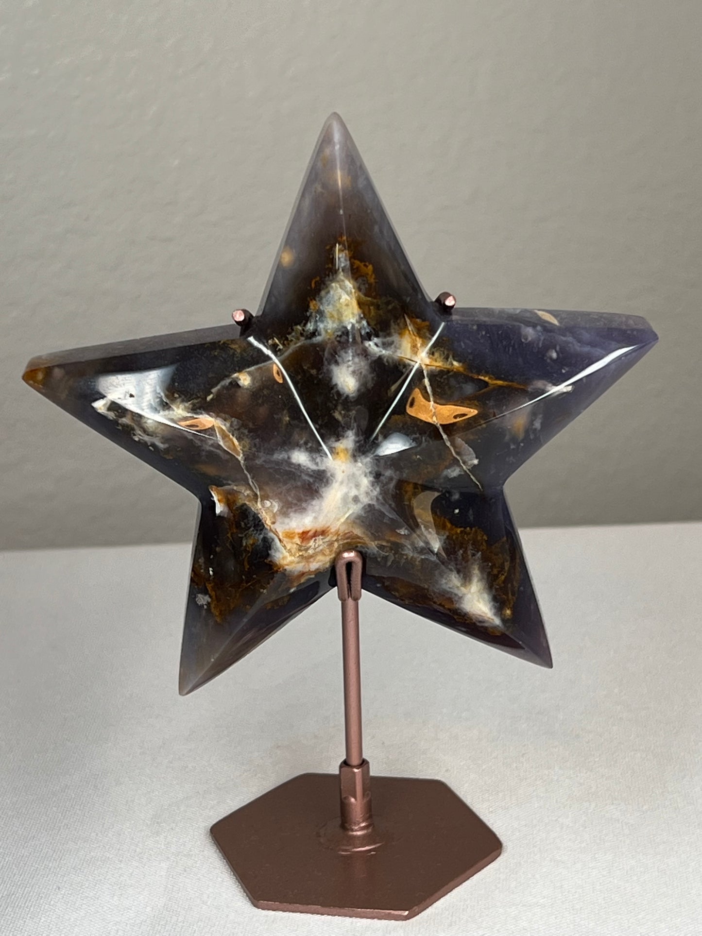 Purple Chalcedony Star