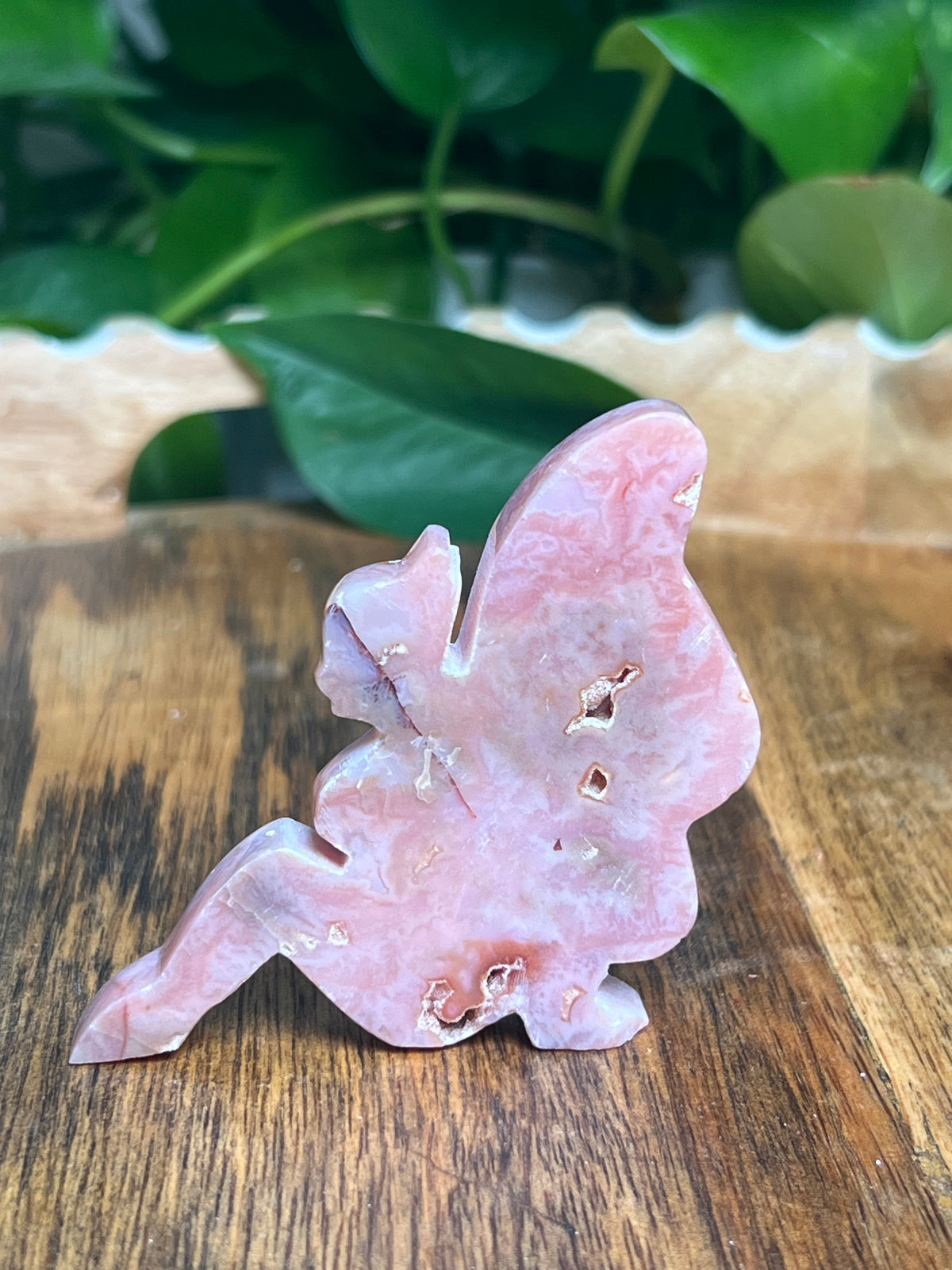 Pink Carnelian Pixie Fairy: BD
