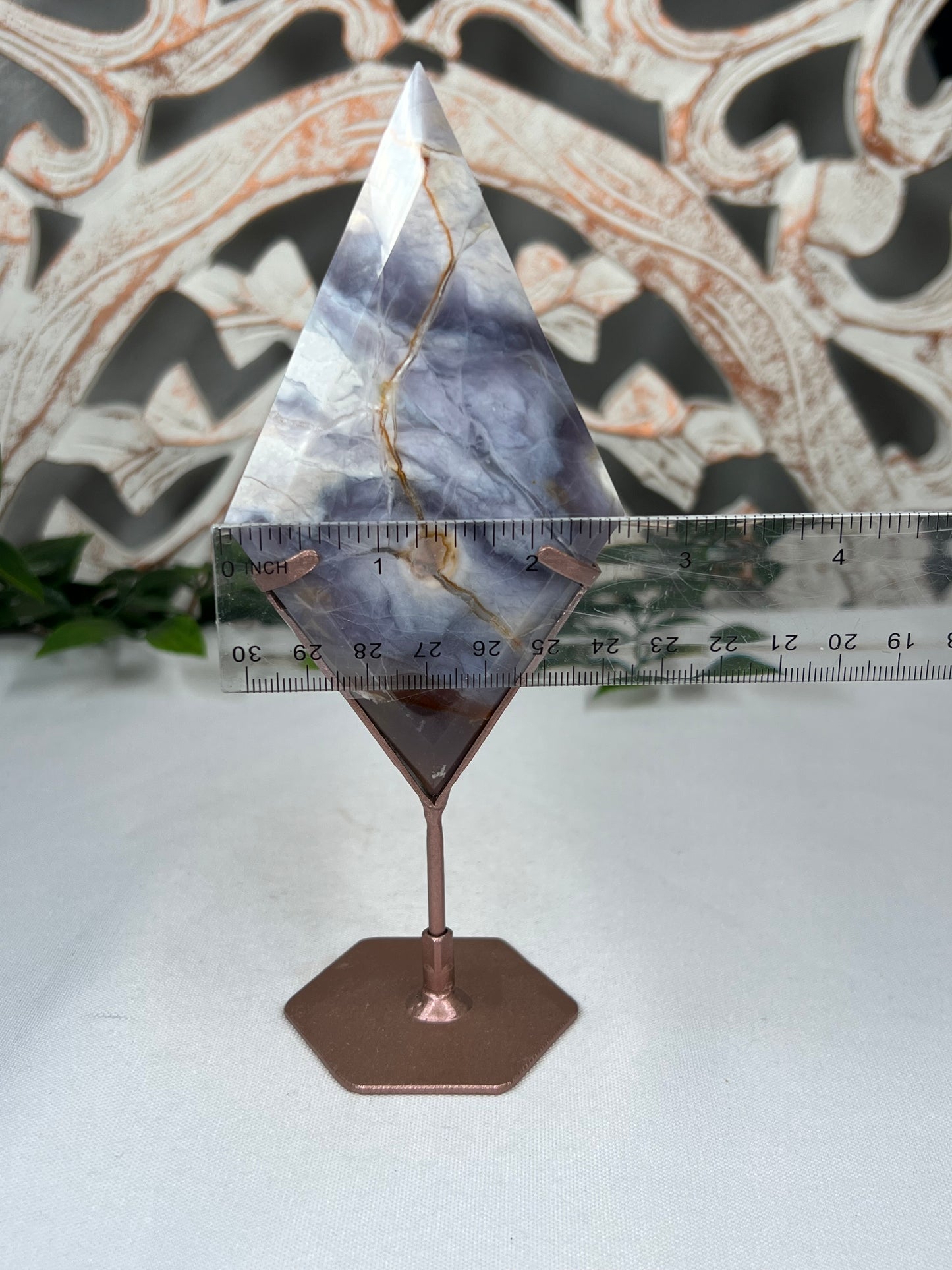 Purple Chalcedony Diamond