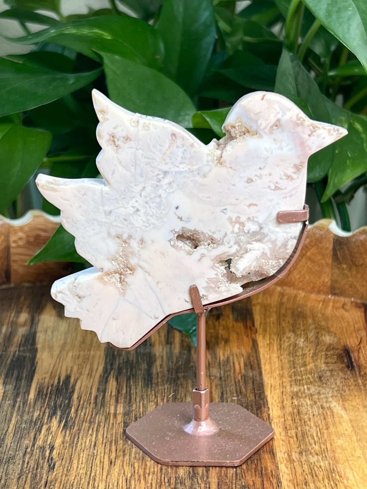 Pink Carnelian Bird: N
