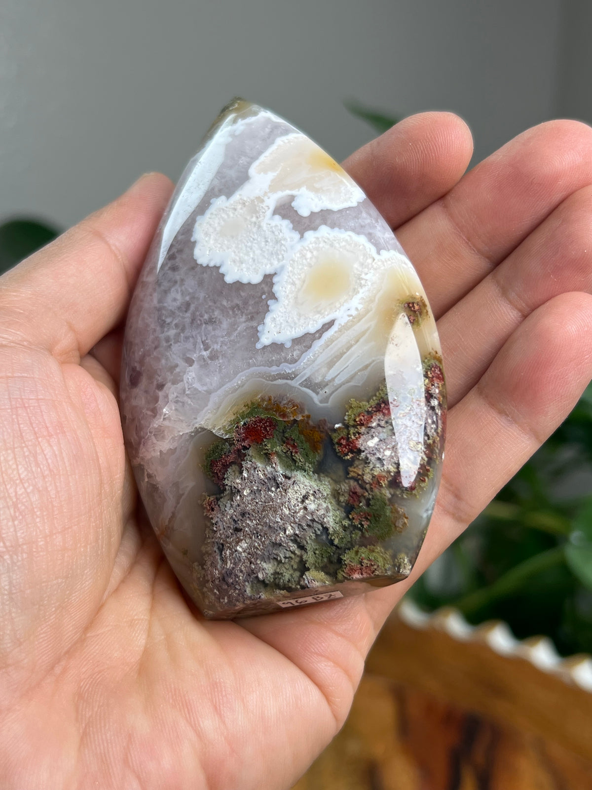 Scenic Moss Agate Flame: BZ