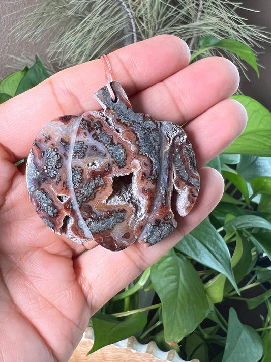 Marcasite Pumpkin Ornament