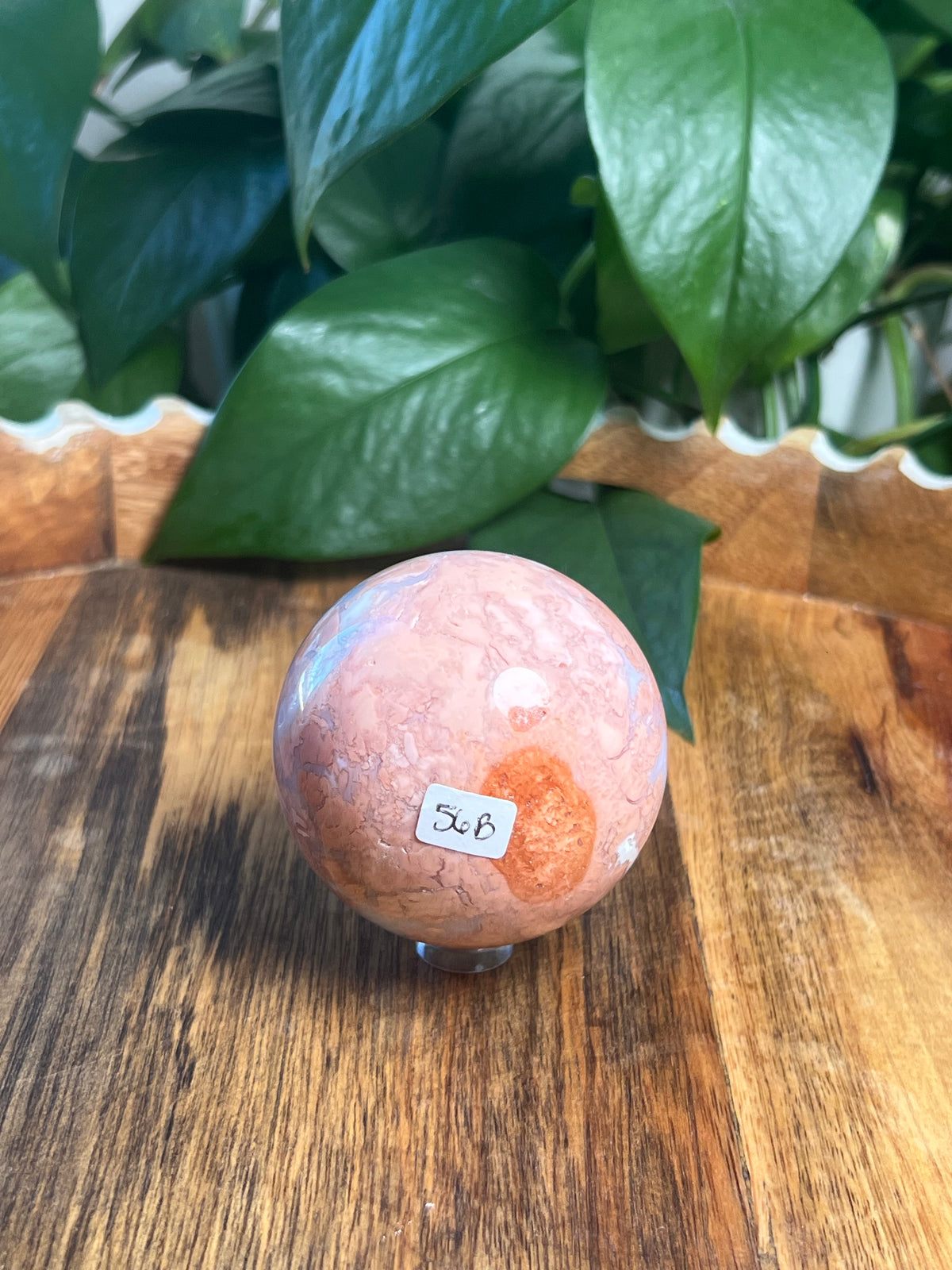 Brecciated Jasper Sphere: B