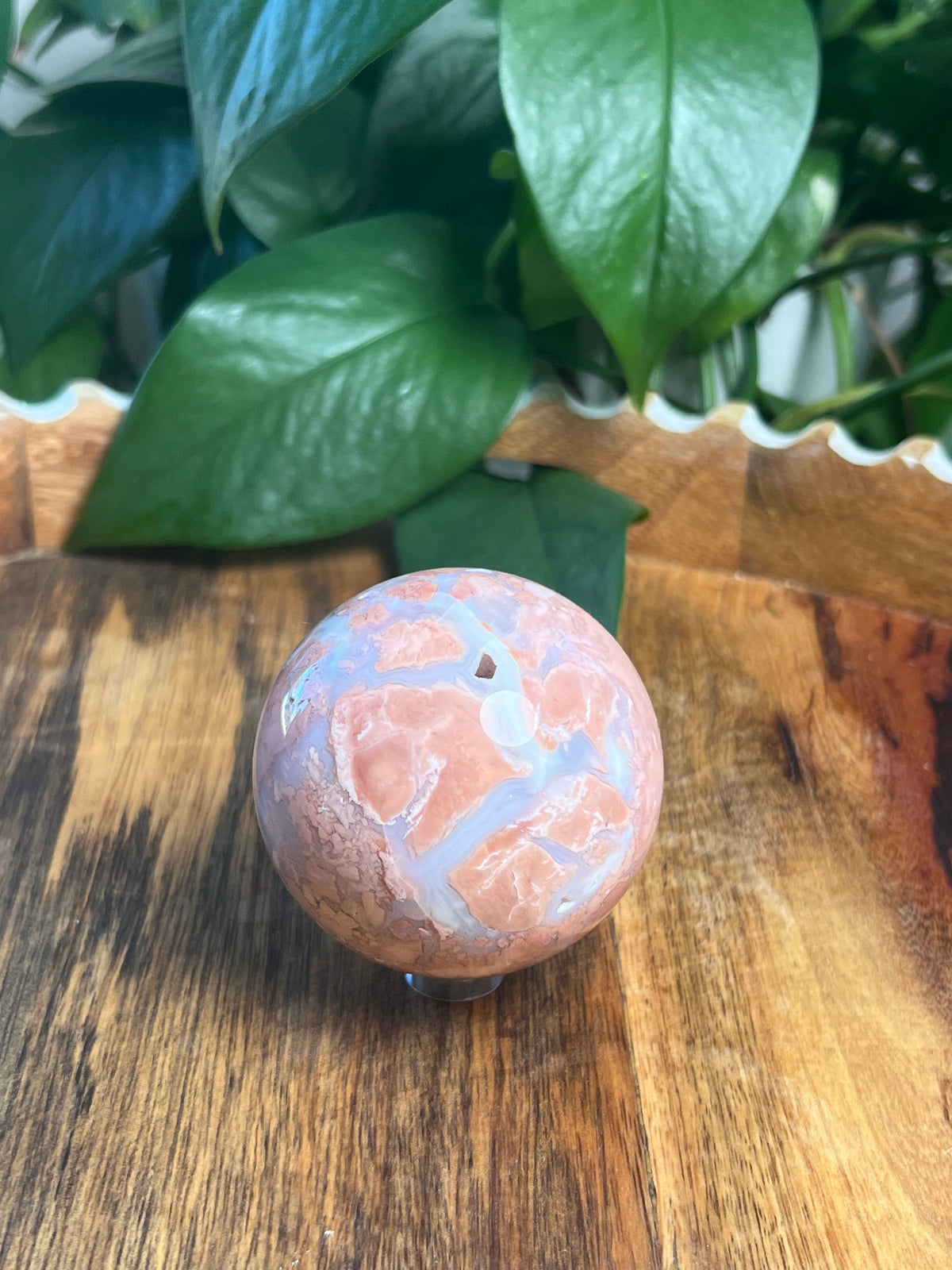 Brecciated Jasper Sphere: B