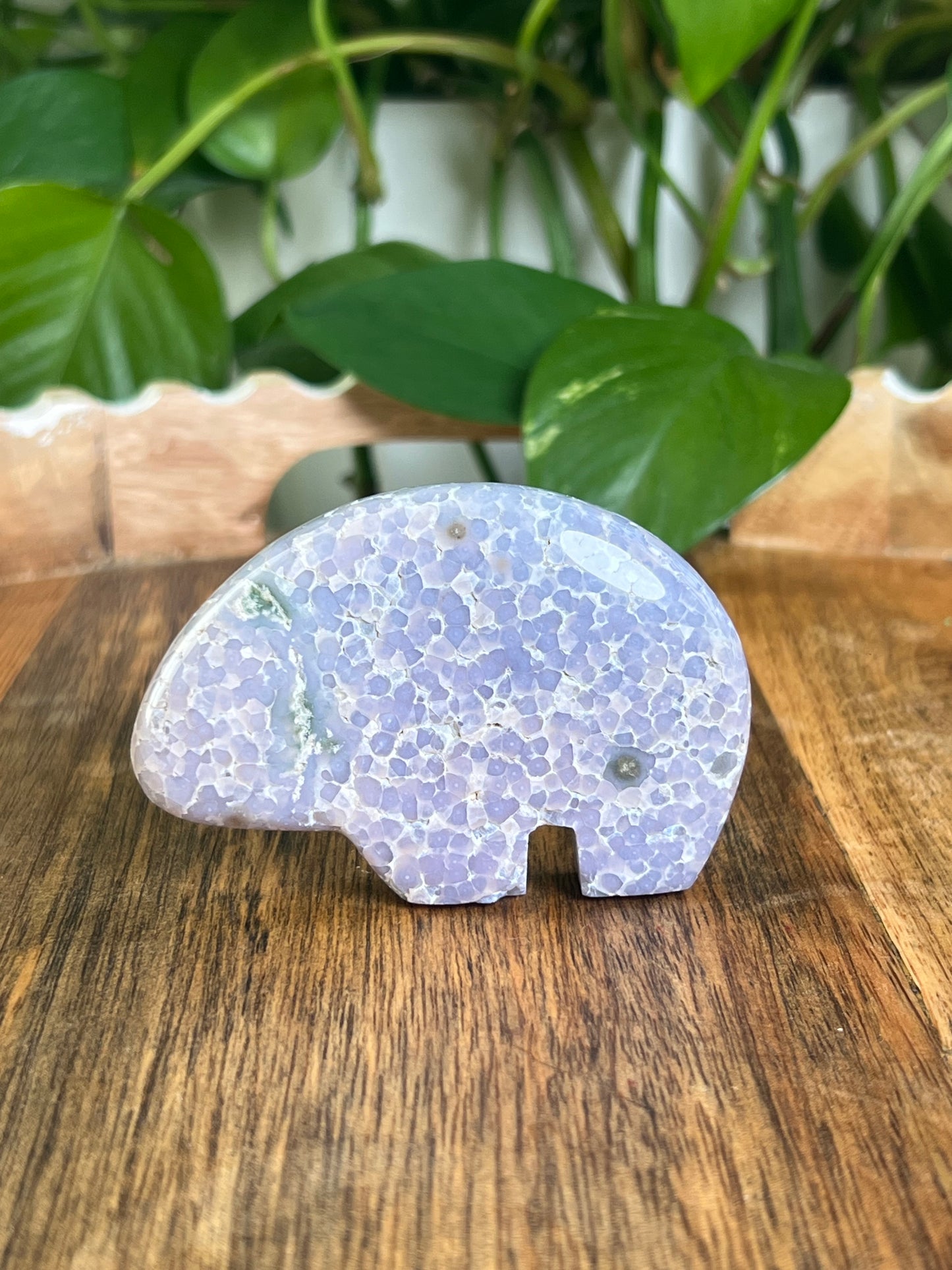 Grape Agate Bear: LM