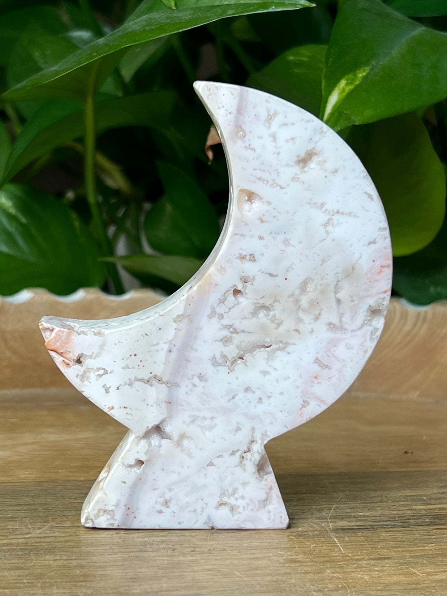 Pink Carnelian Moon