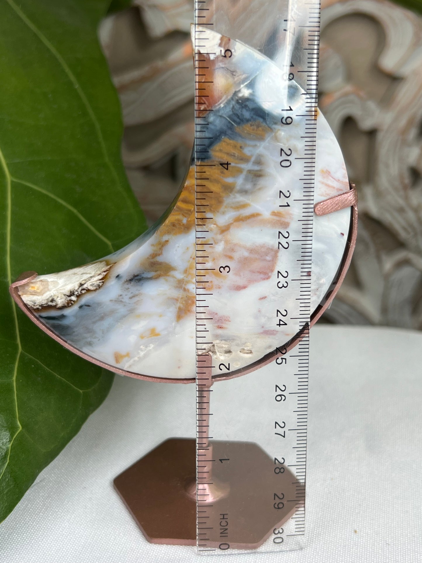 Milky Jasper Moon
