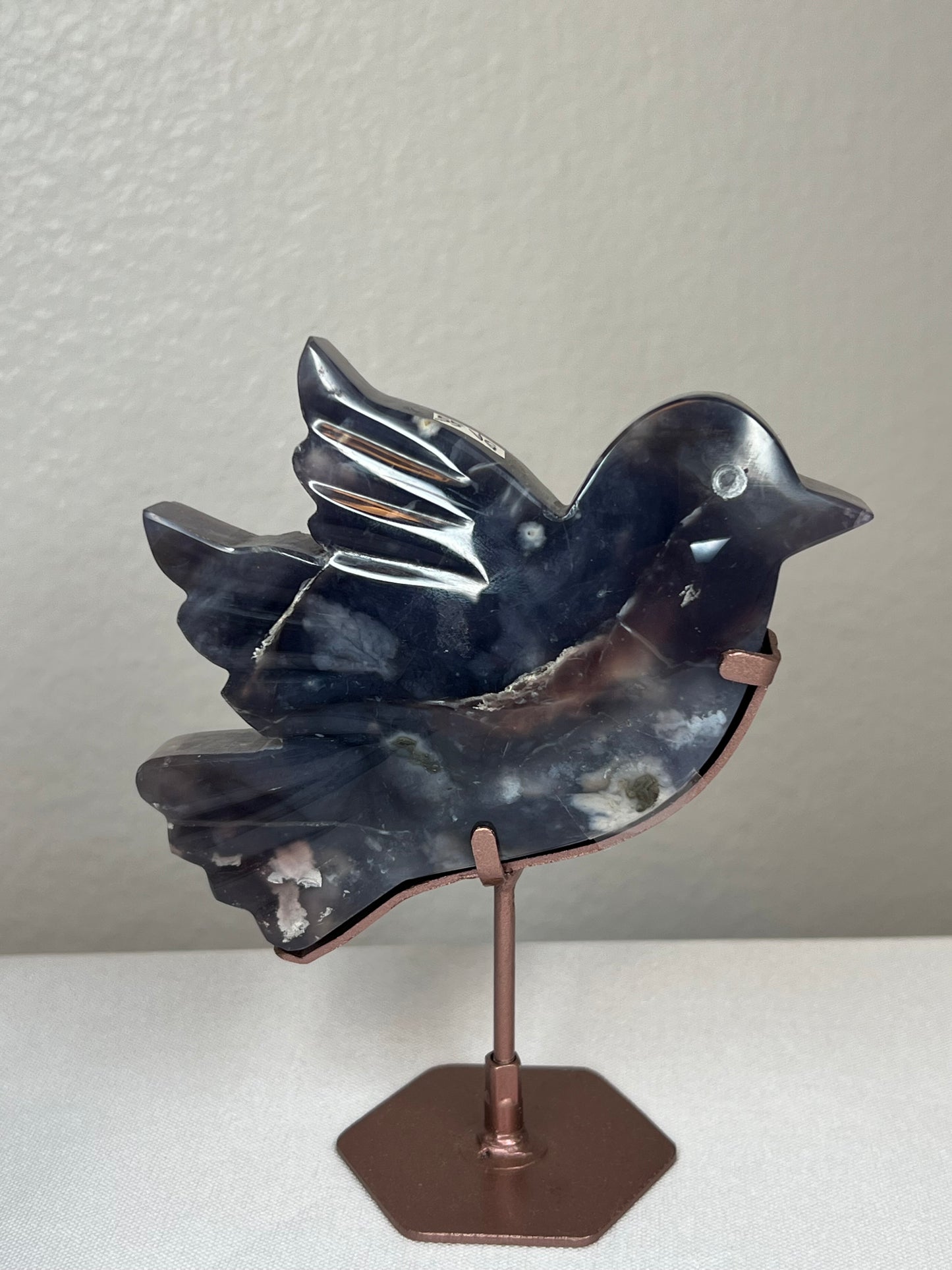 Purple Chalcedony Bird