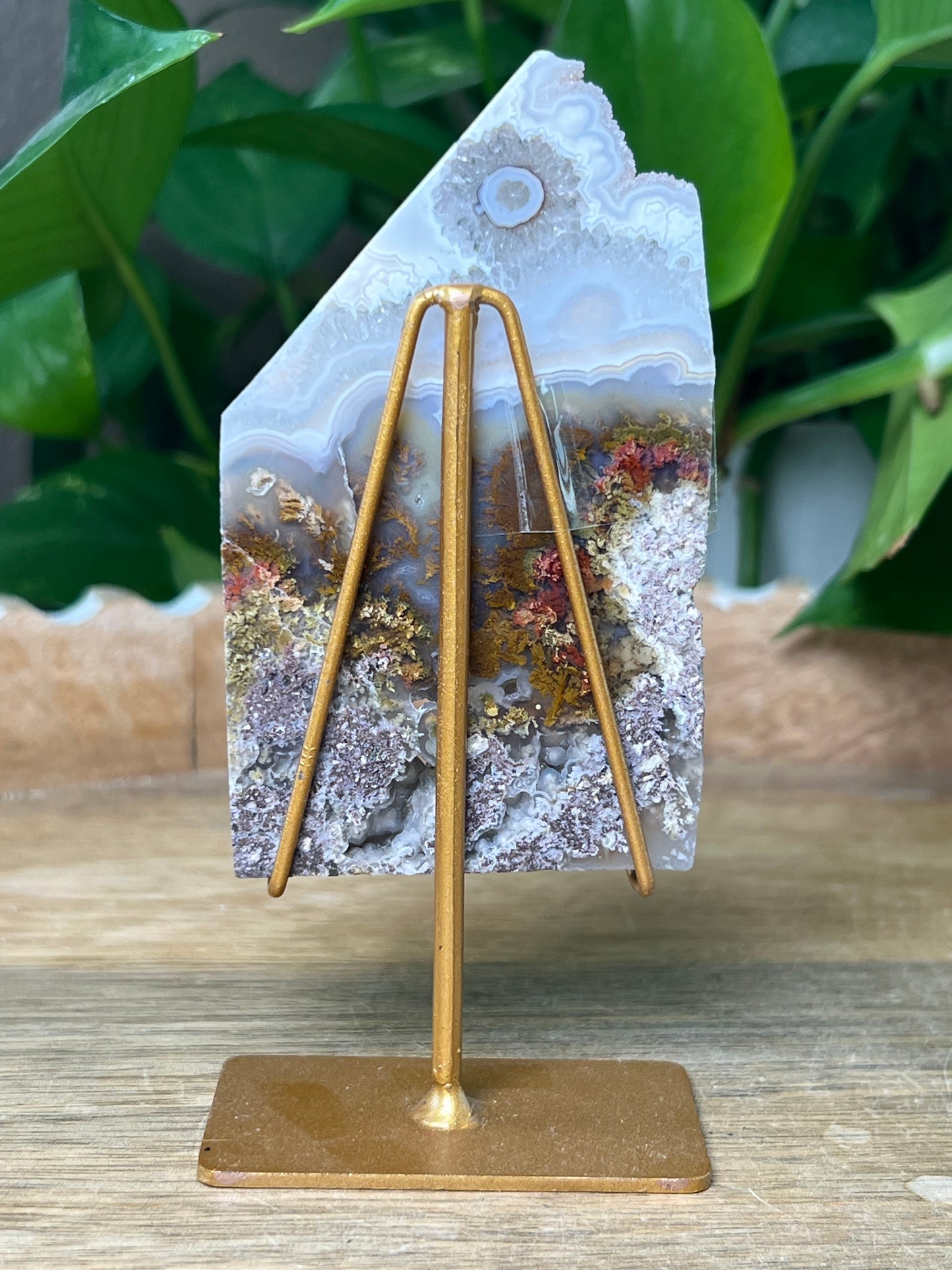 Scenic Moss Agate Slab