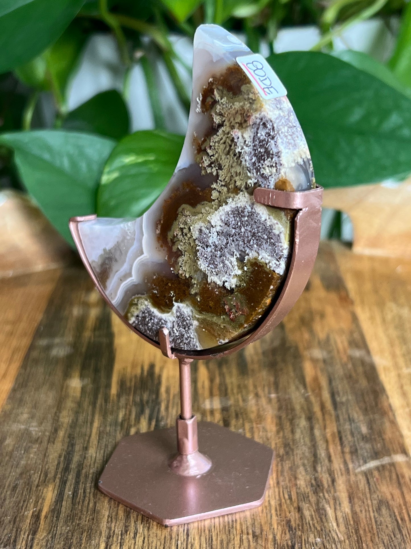 Scenic Moss Agate Moon: DE