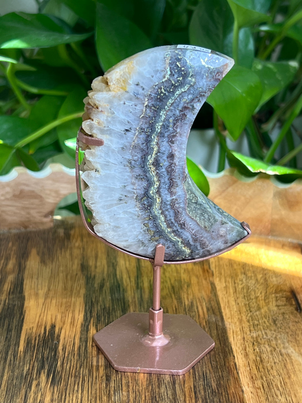 Amethyst Agate Moon: RA