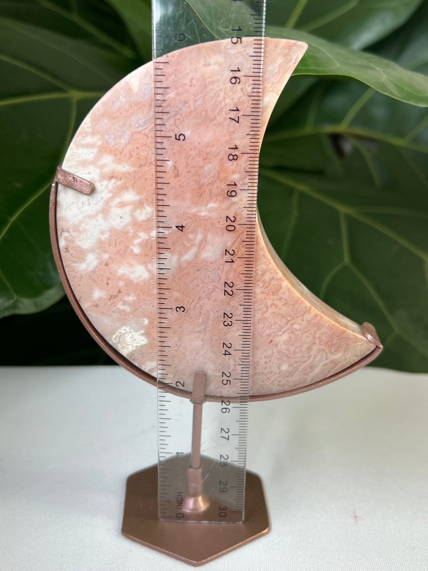 Pink Carnelian Moon