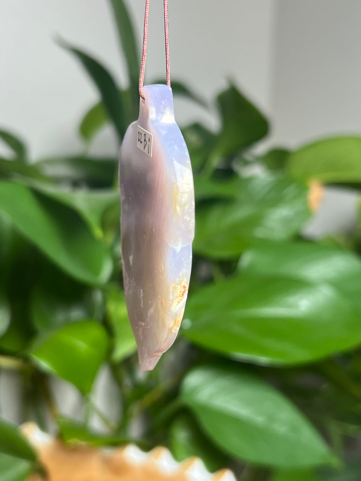 Purple Chalcedony Ornament Acorn: Bi