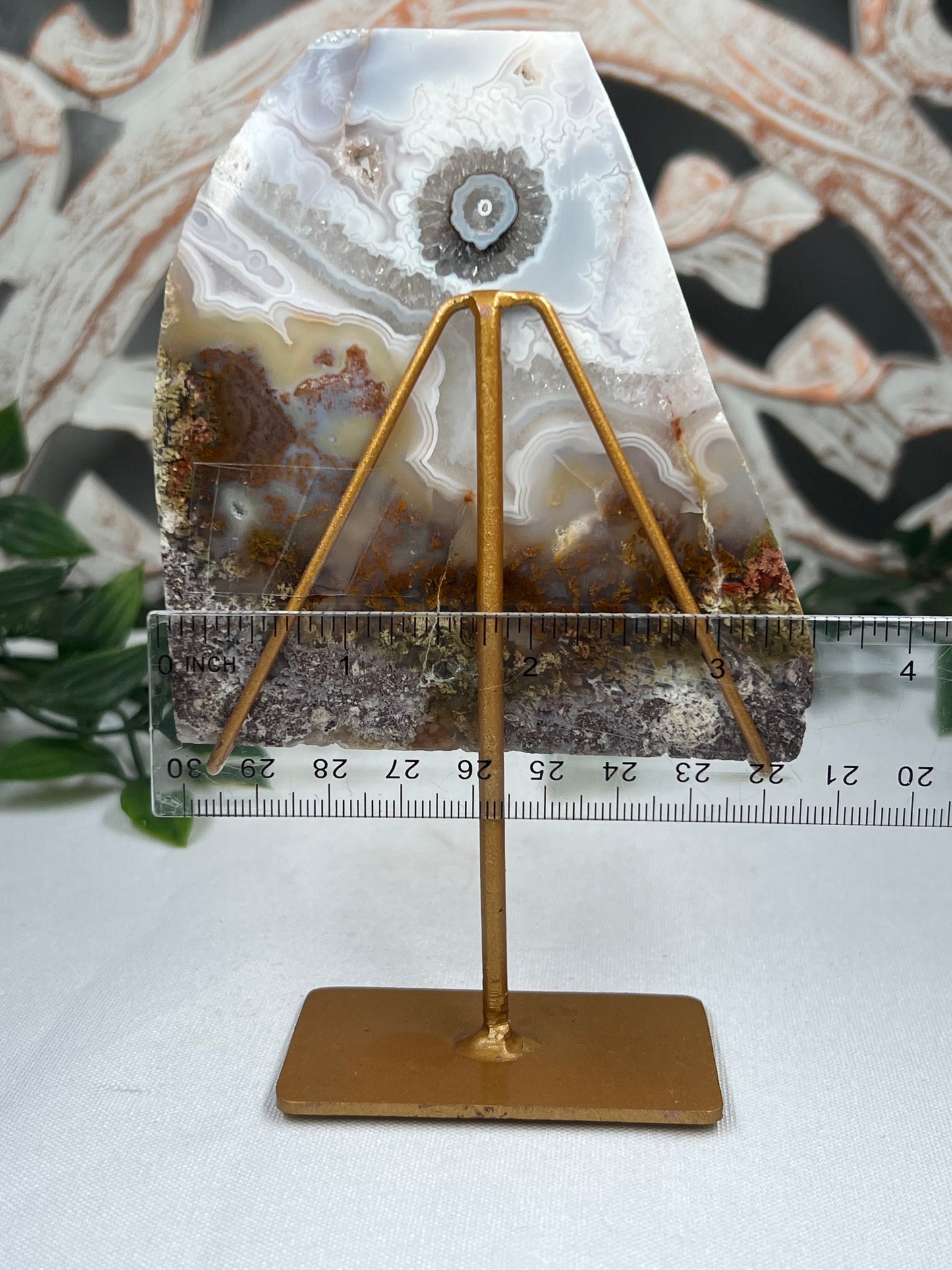 Scenic Moss Agate Slab