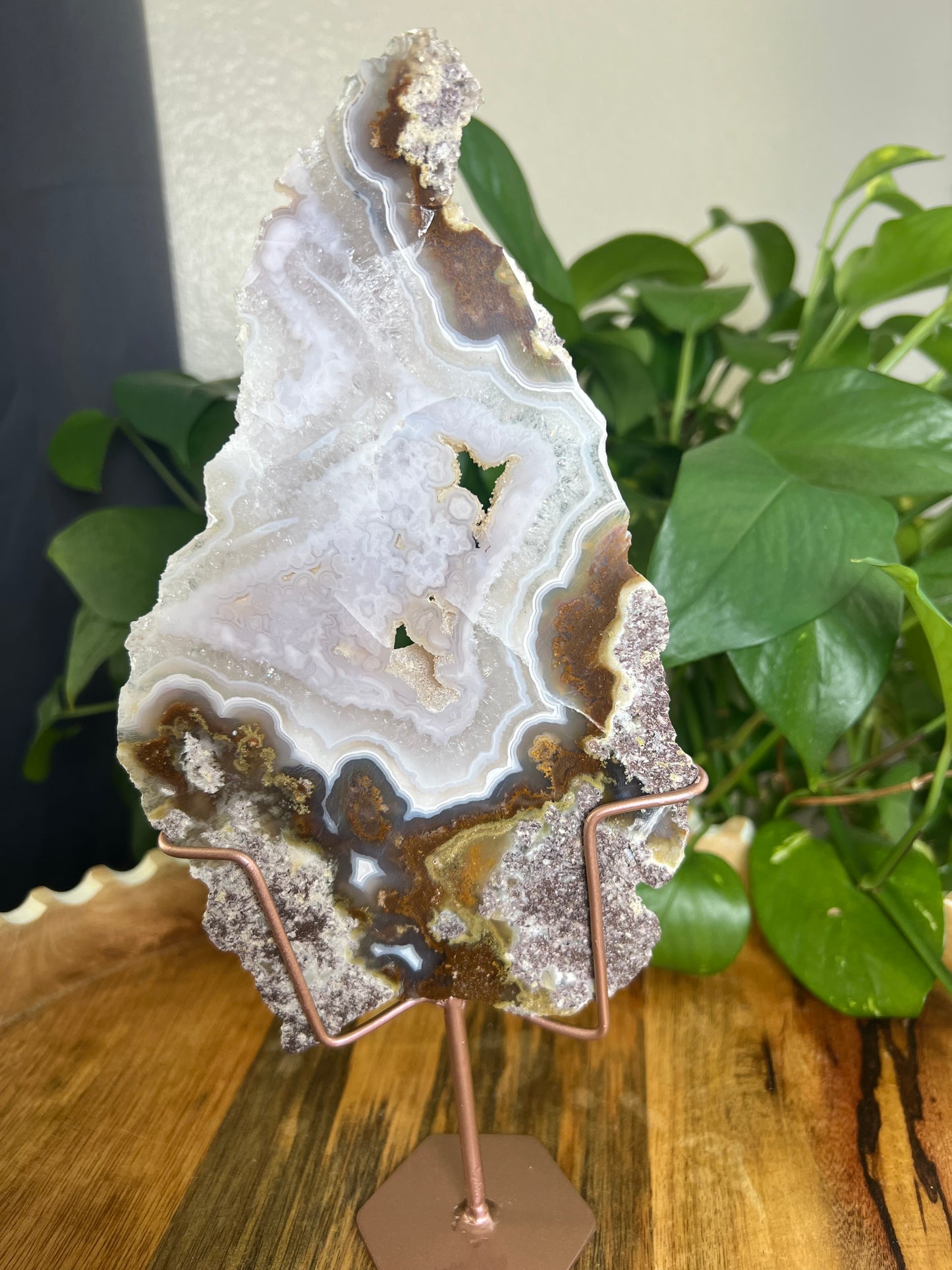 Scenic Moss Agate Slab